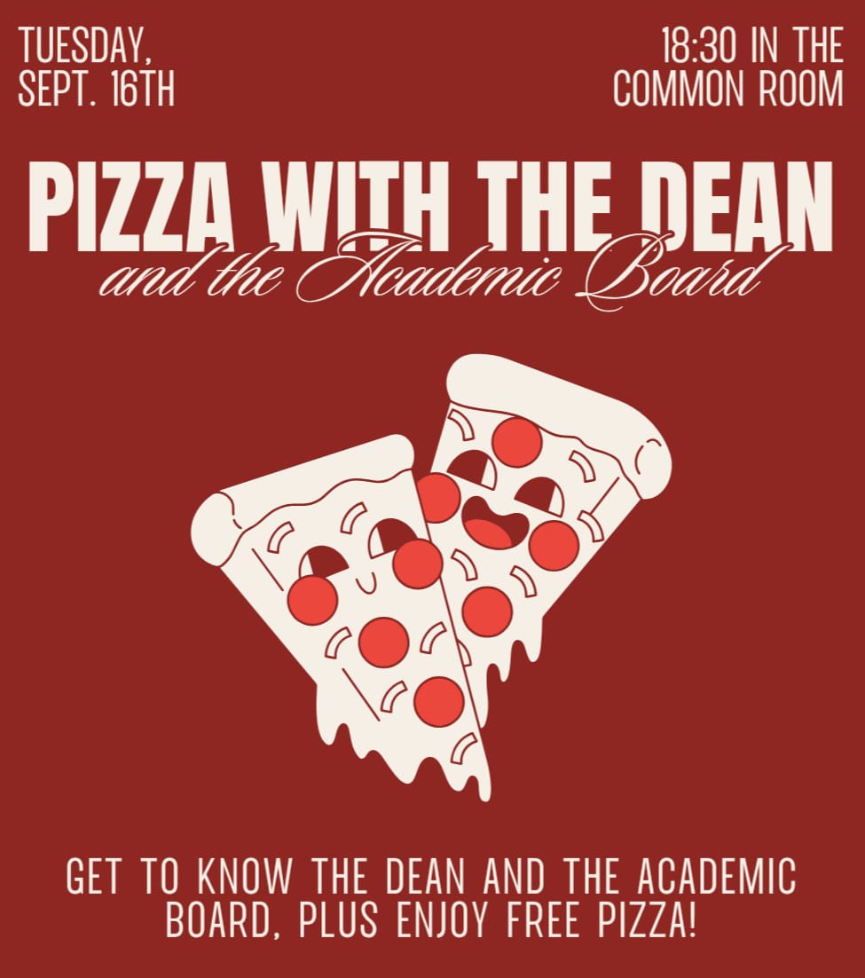 Pizza with the Dean